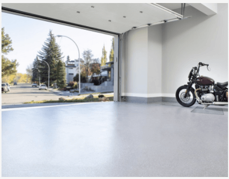 Garage with Motorcycle