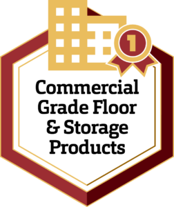 Commercial grade flooring and storage
