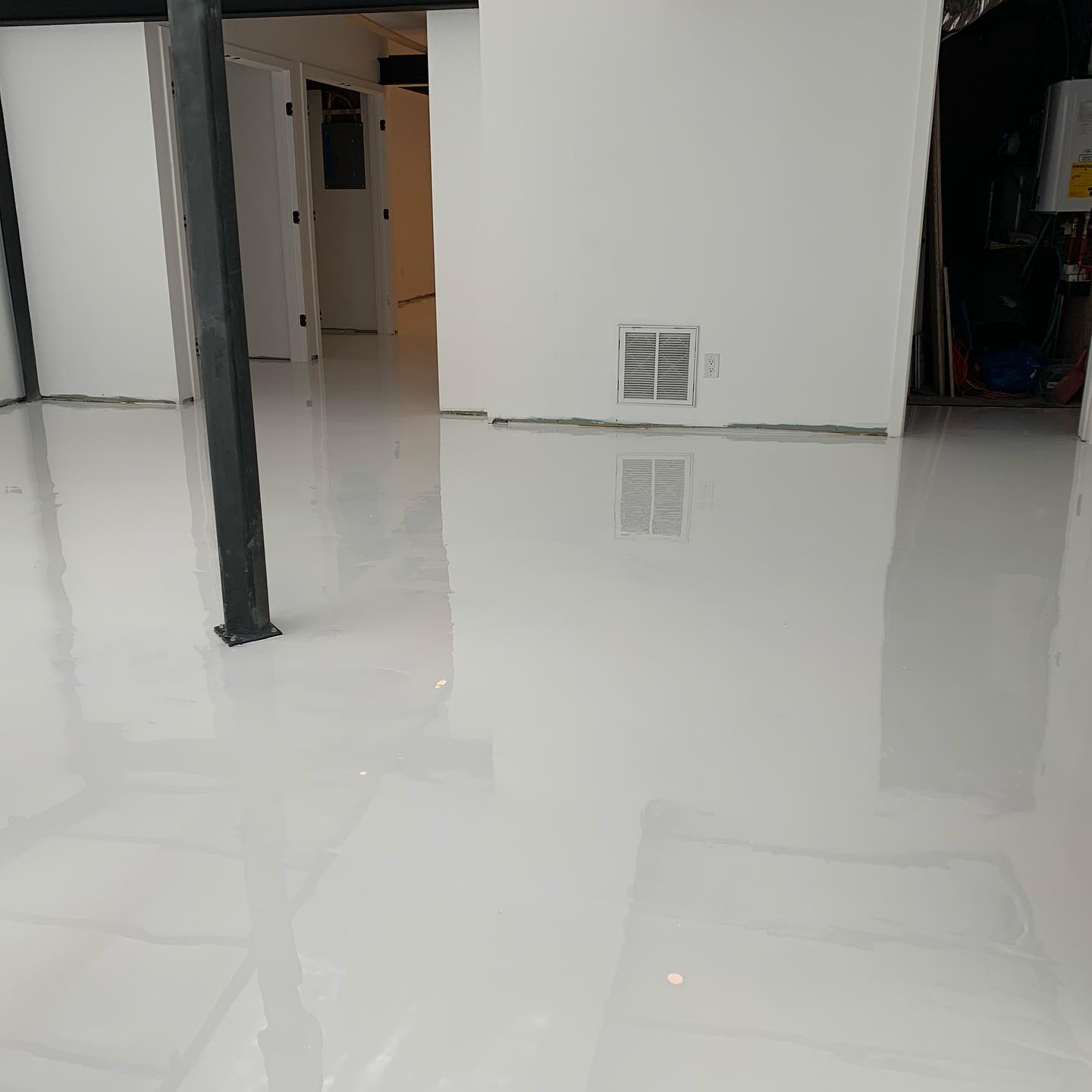When Garage Kings resurfaces your basement floor, the change is dramatic and beautiful.