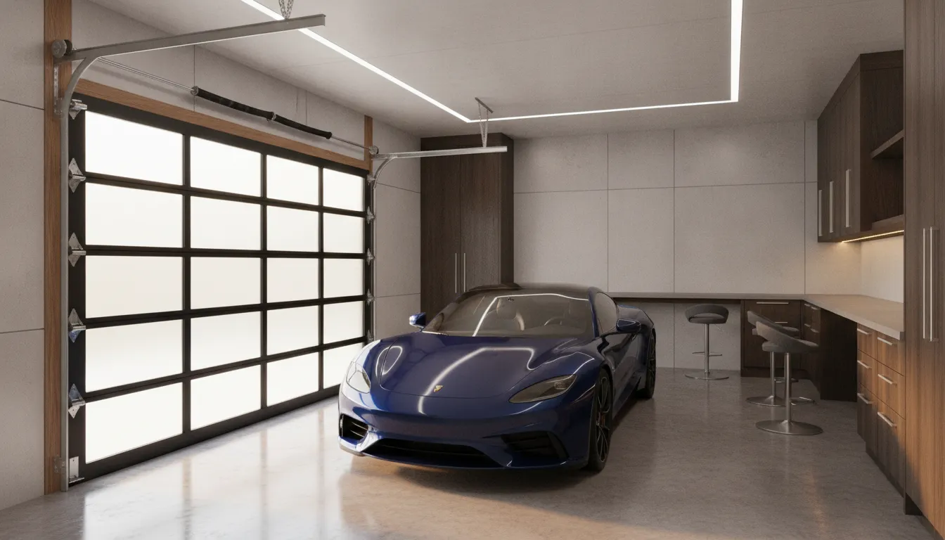 Best garage door replacement companies installing a modern garage door